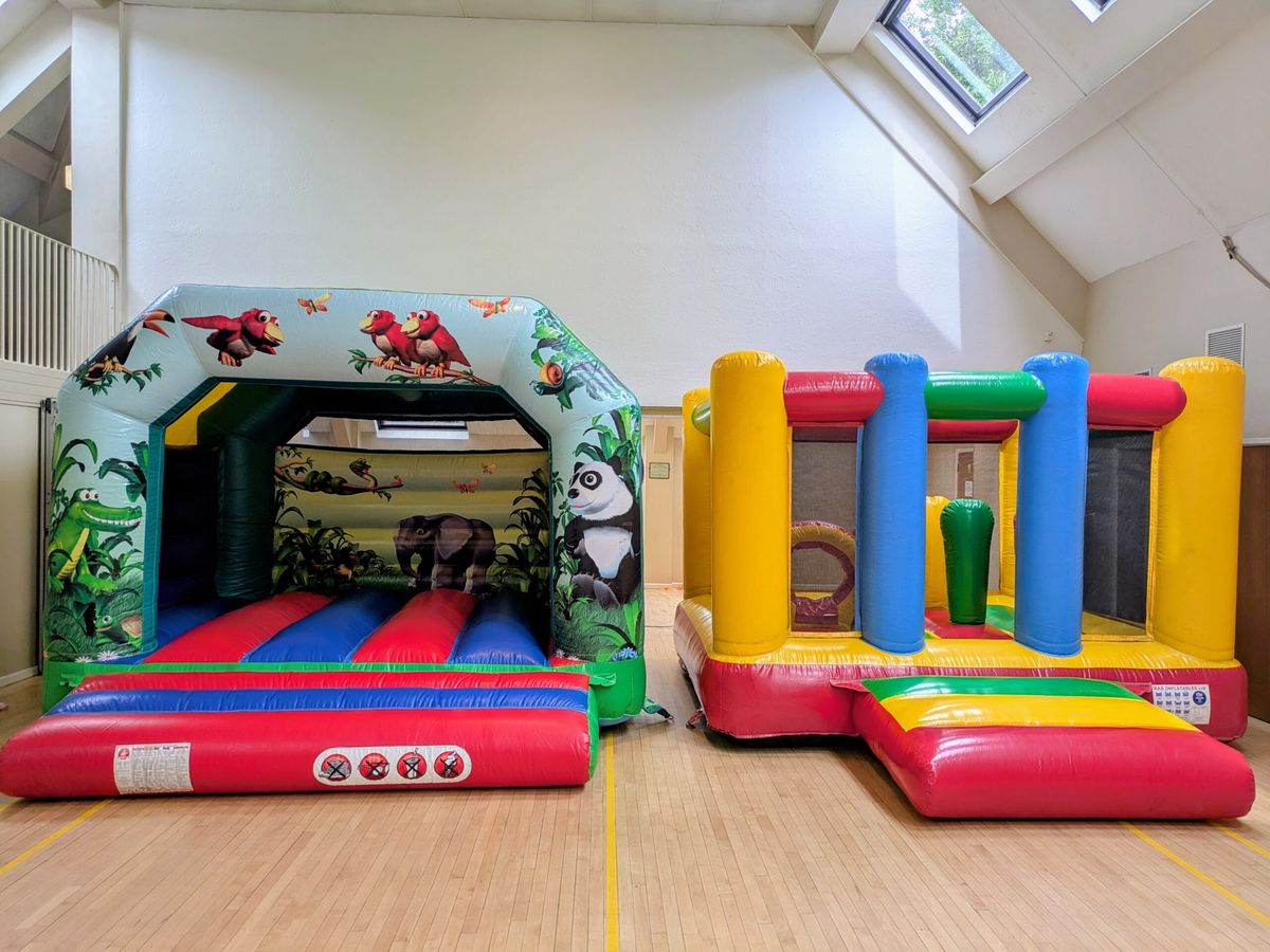 TNT Jungle Adventure bouncy castle, 10 by 12 feet